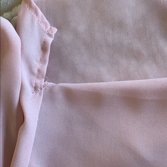 {Cache} Light Pink Sheer Blouse - Picture 11 of 12